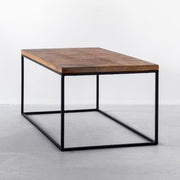 かなでもののヴィンテージ家具のような趣のある無垢のマンゴーウッドと品のある雰囲気のアイアン脚を組み合わせたシンプルなセンターテーブル4