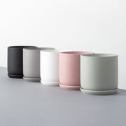 かなでものの５色から選べるセラミックを使用したシンプルな鉢