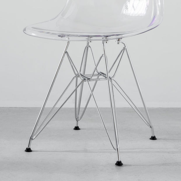 Shell Chair クリア シンプル オフィスチェア – KANADEMONO