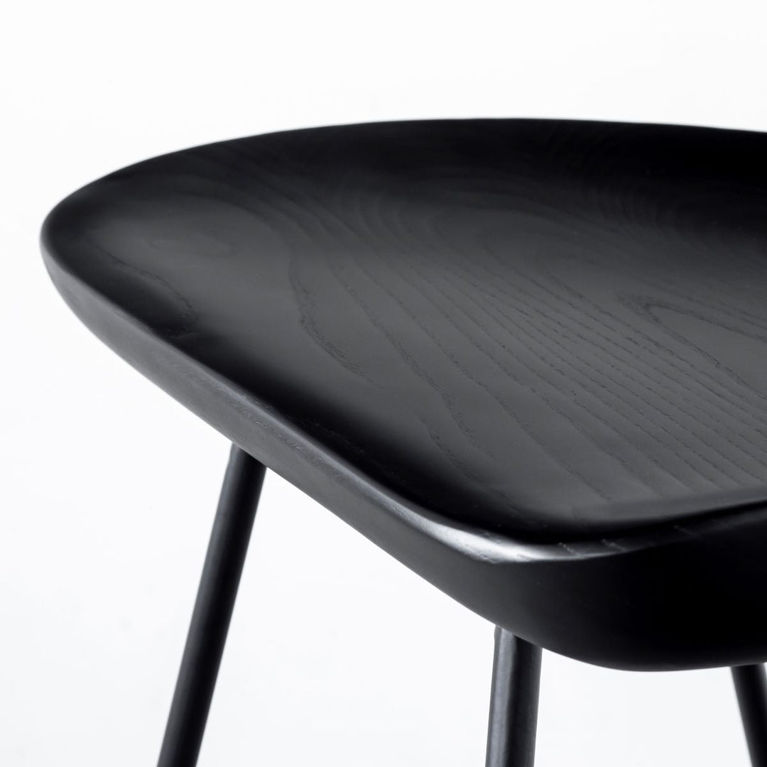 Elegant - Modern Ash High Stool Black – KANADEMONO