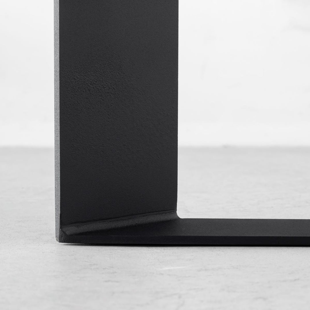 KANADEMONO ローテーブル脚のみ　Black Steel ネジなし KanademonoSlashSquareLeg_Size_
