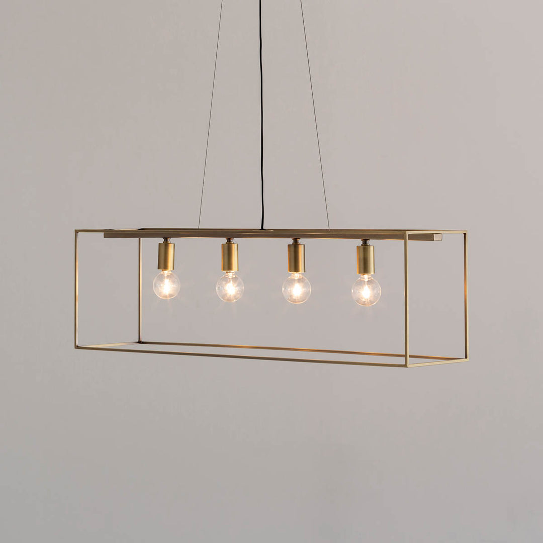 【再入荷】 AntiqueGold4LightsPendantLamp_ シーリングライト・天井照明