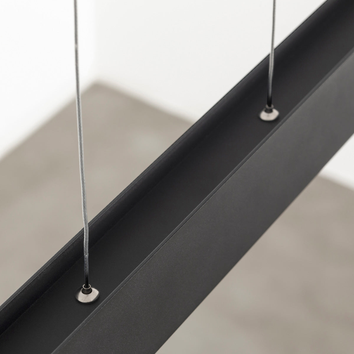 Black Bar Steel Hanging Light KANADEMONO