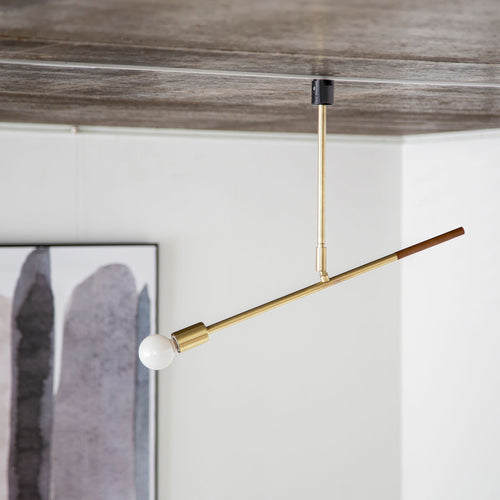 【新品未使用】KANADEMONO ペンダントライト　※ライティングレール用 Artistic - Minimal Gold Track Light – KANADEMONO