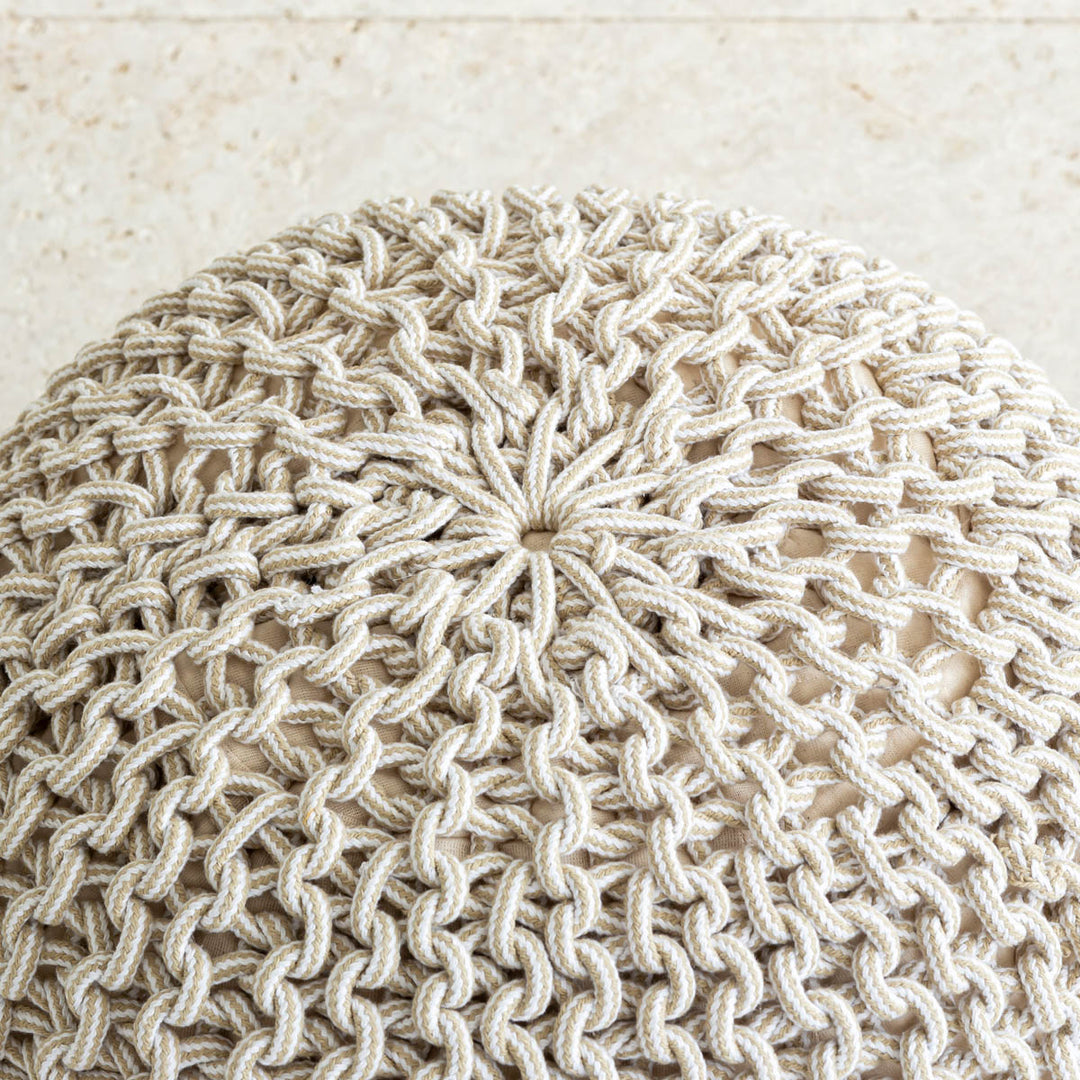 Natural - Pouf コットン プフ – KANADEMONO