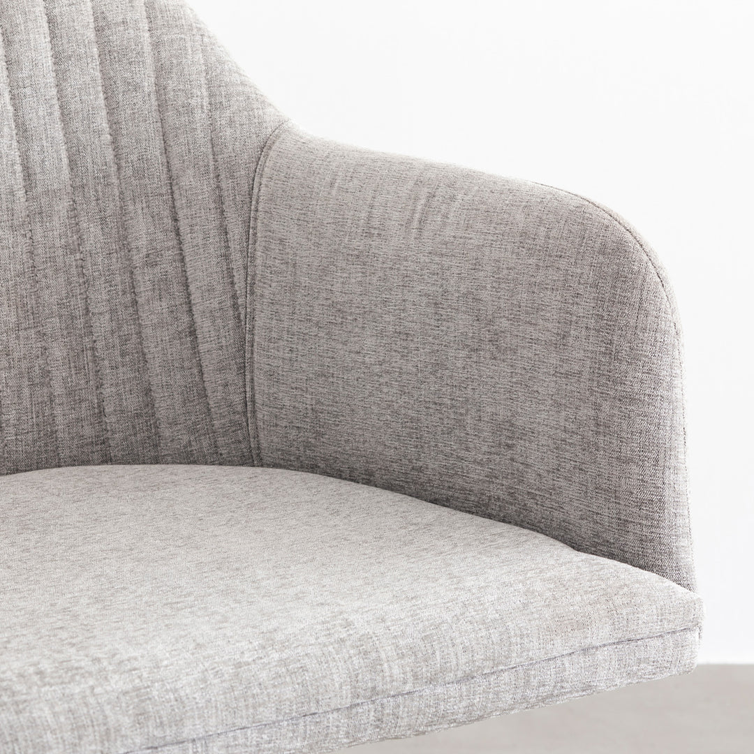 Fabric Armchair ファブリック ラウンドチェア アーム付き – KANADEMONO