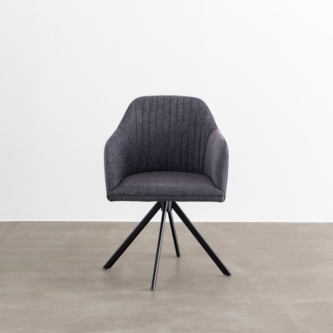 Fabric Armchair ファブリック ラウンドチェア アーム付き – KANADEMONO