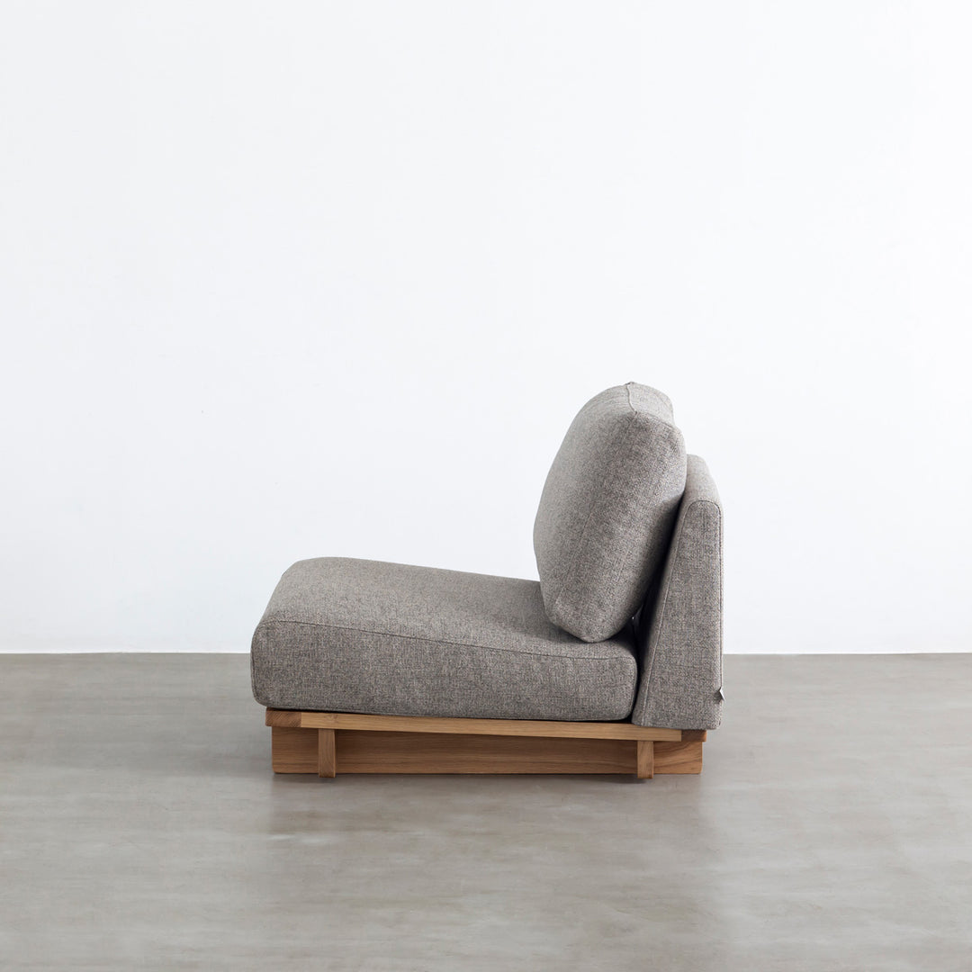 FabricCrossingSofaOneSeaterBei