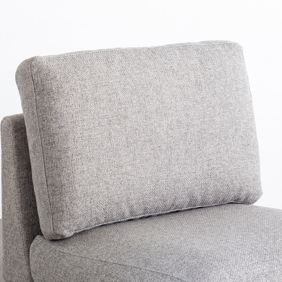 Fabric × Wood クロスフレームソファ 1 seater ベージュ
