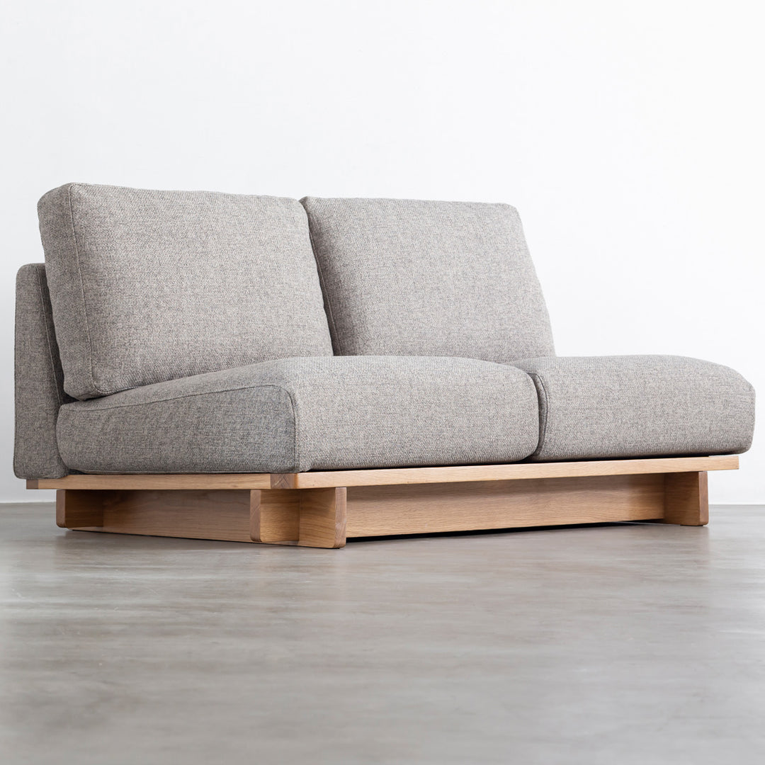 FabricCrossingSofaTwoSeaterBei