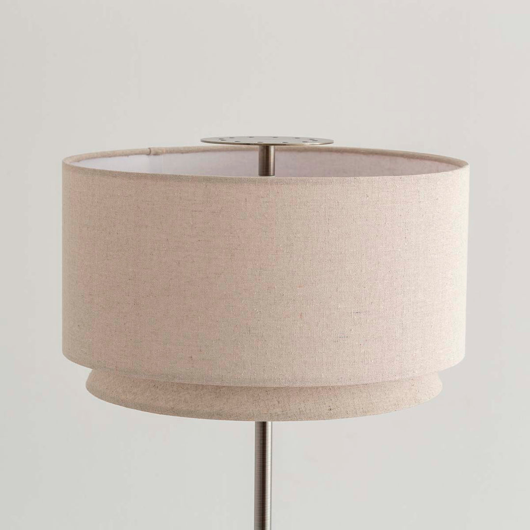 Pole - Double Fabric Shade Floor Lamp – KANADEMONO