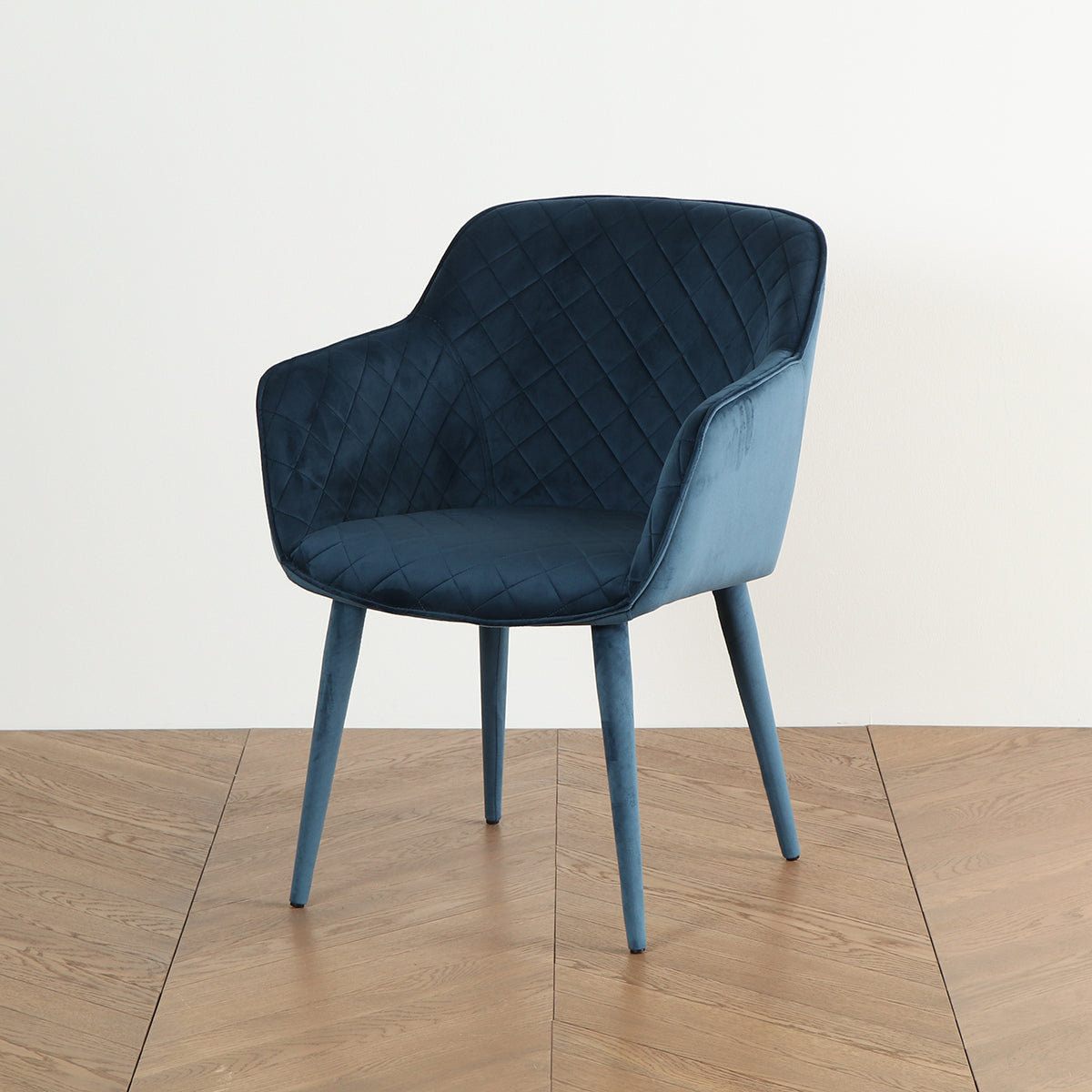 Elegance - Velour 優雅な ベロア調 アームチェア Blue