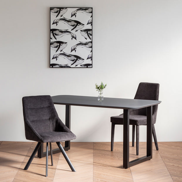 Classic - Modern Gray Dining Chair – KANADEMONO