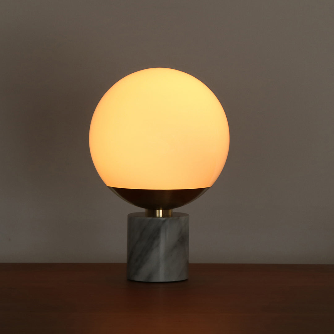 Touch Marble Round Table Lamp – KANADEMONO