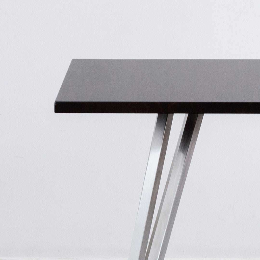 THE CAFE TABLE / ラバーウッド Stainless トライアングル 4pin