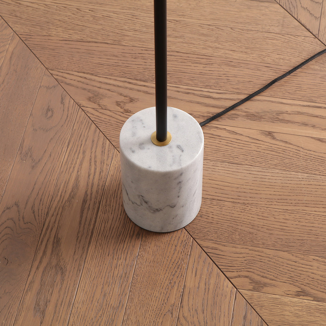GemoneWhiteSteelFloorLamp-