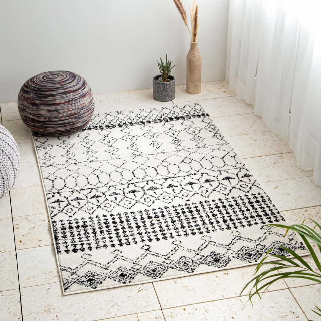 Eclectic Monotone Rug 120×180 – KANADEMONO