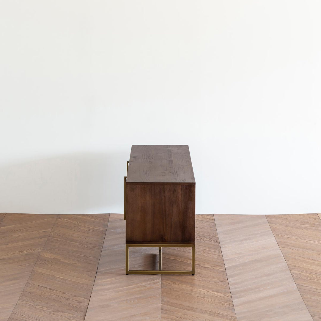Herringbone Acacia Sideboard – KANADEMONO