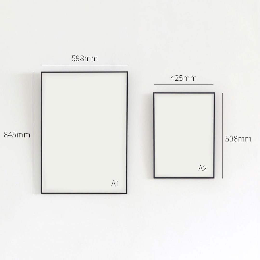 ALUMI Art Frame 暮らしにアートを Mountain #1 Brush Stroke
