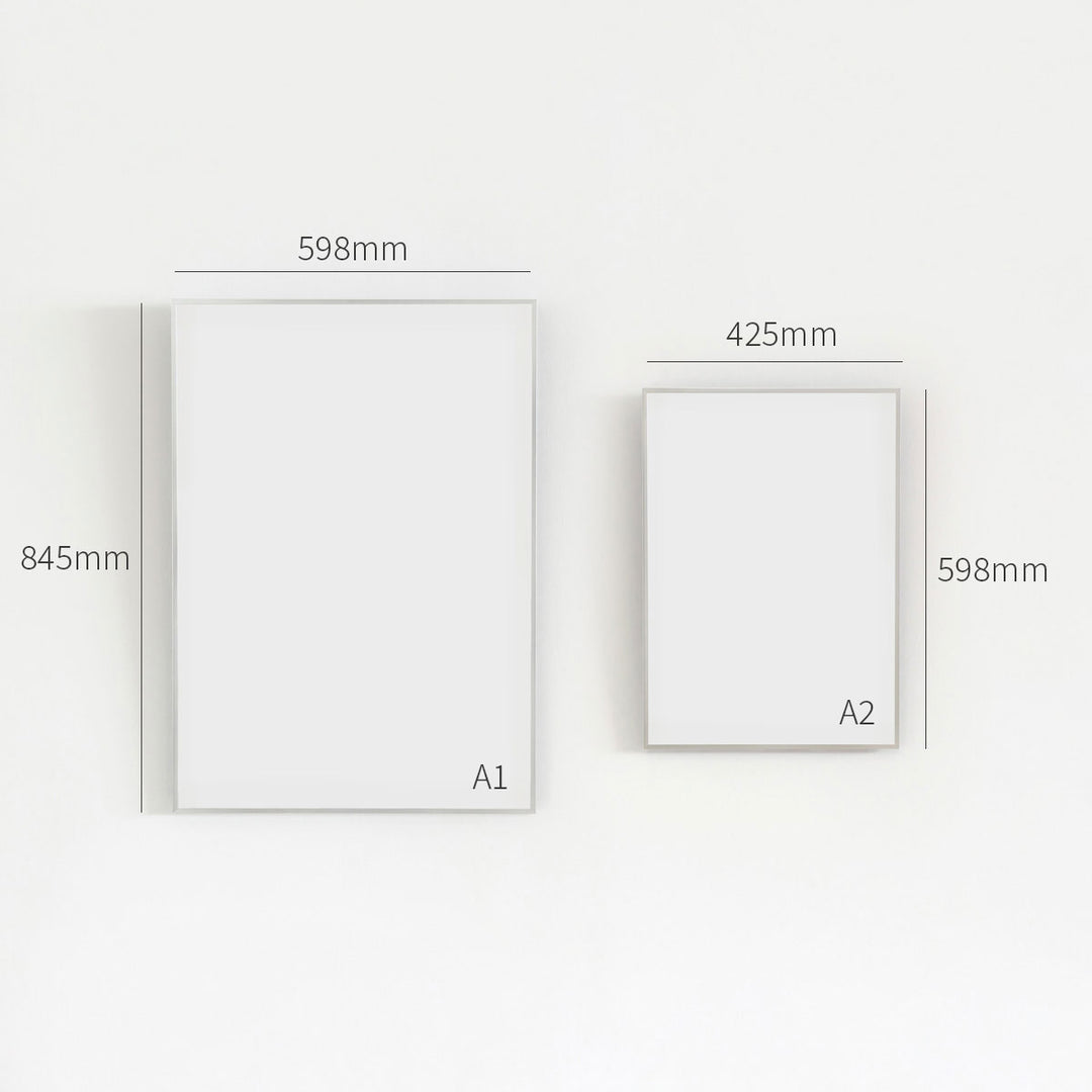 Watercolor #9 アートポスター・アルミフレーム セット – KANADEMONO