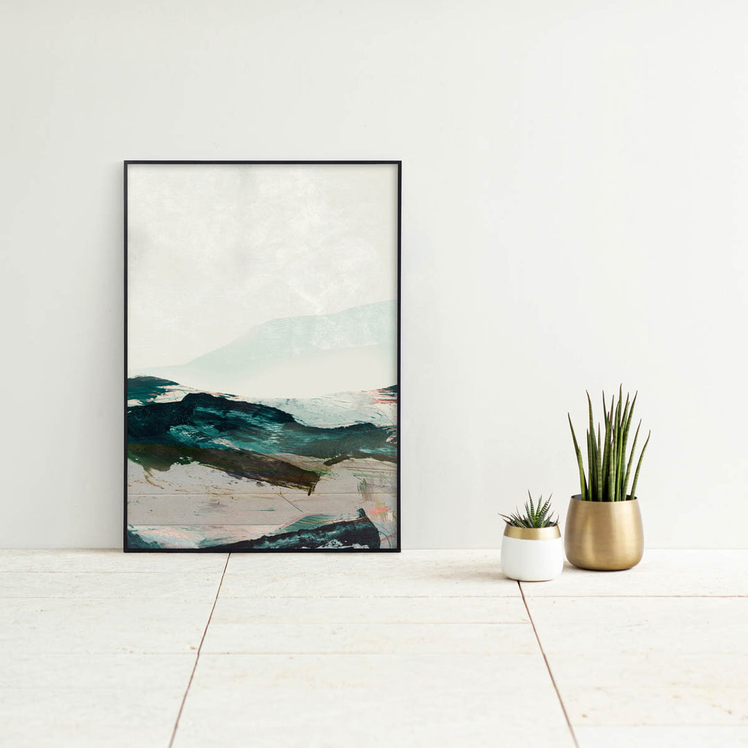 ALUMI Art Frame 暮らしにアートを Mountain #1 Brush Stroke – KANADEMONO