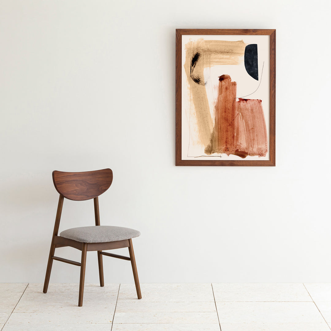 KANADEMONO A1アートポスターブラウン茶色