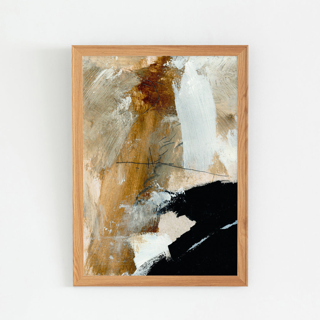 ゾウゾウ Brush Stroke #1, #2 ポスター・フレームセット ゾウゾウ