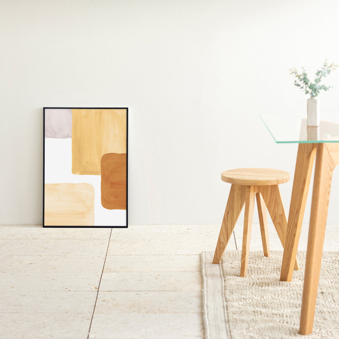 ALUMI Art Frame 暮らしにアートを Yellow × Square in