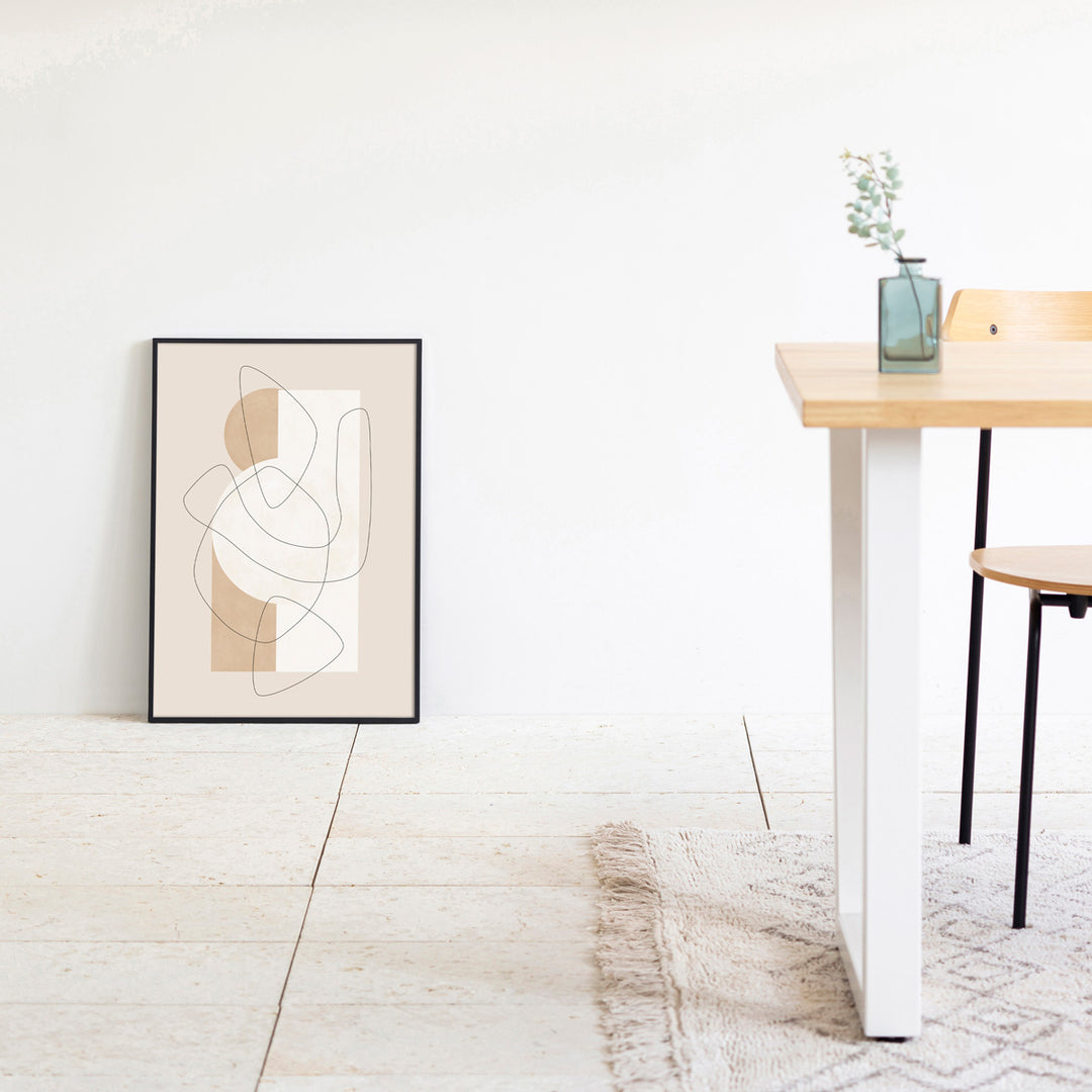 Line Art #1 アートポスター・アルミフレーム セット – KANADEMONO