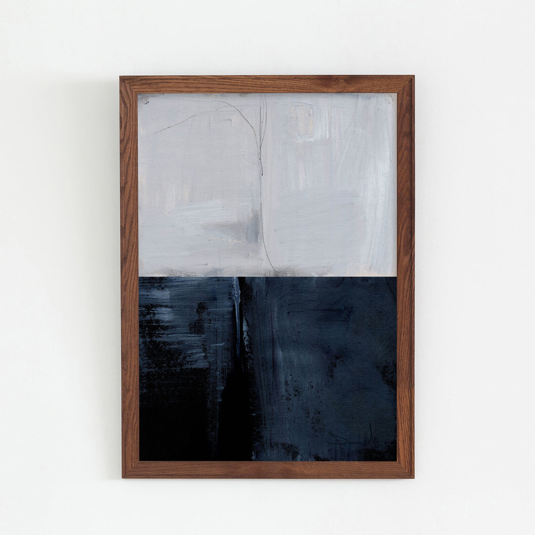 Abstract #1 アートポスター・ウッドフレーム セット – KANADEMONO