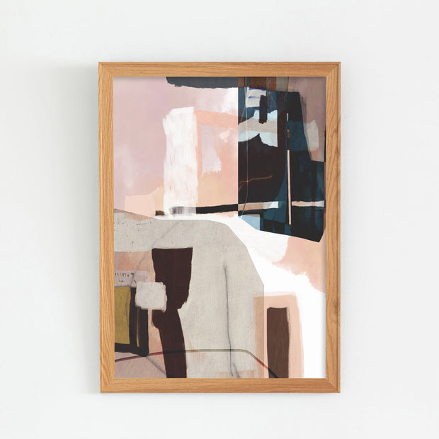 OAK Art Frame 暮らしにアートを Pink × Overlap Abstract #3 – KANADEMONO