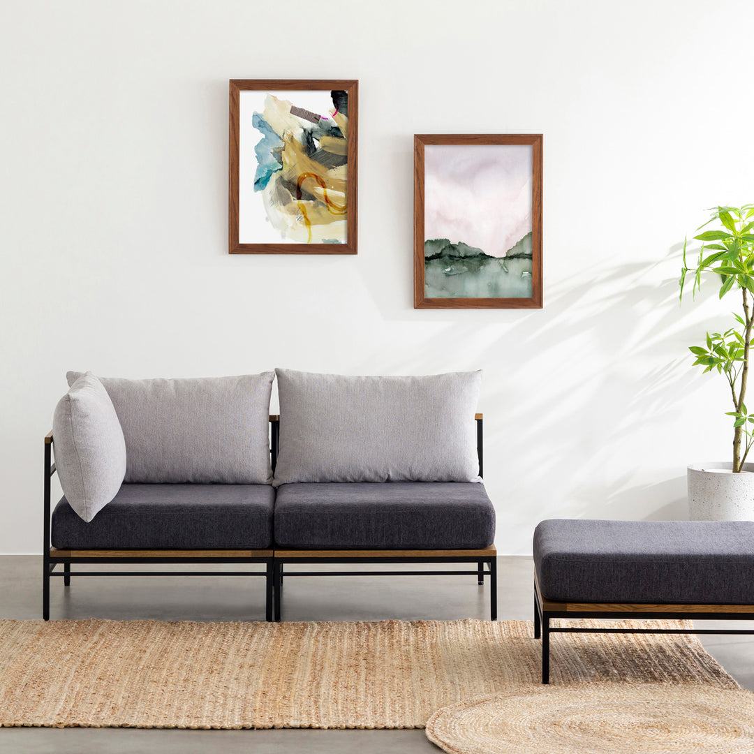 Watercolor #5 アートポスター・ウッドフレーム セット – KANADEMONO