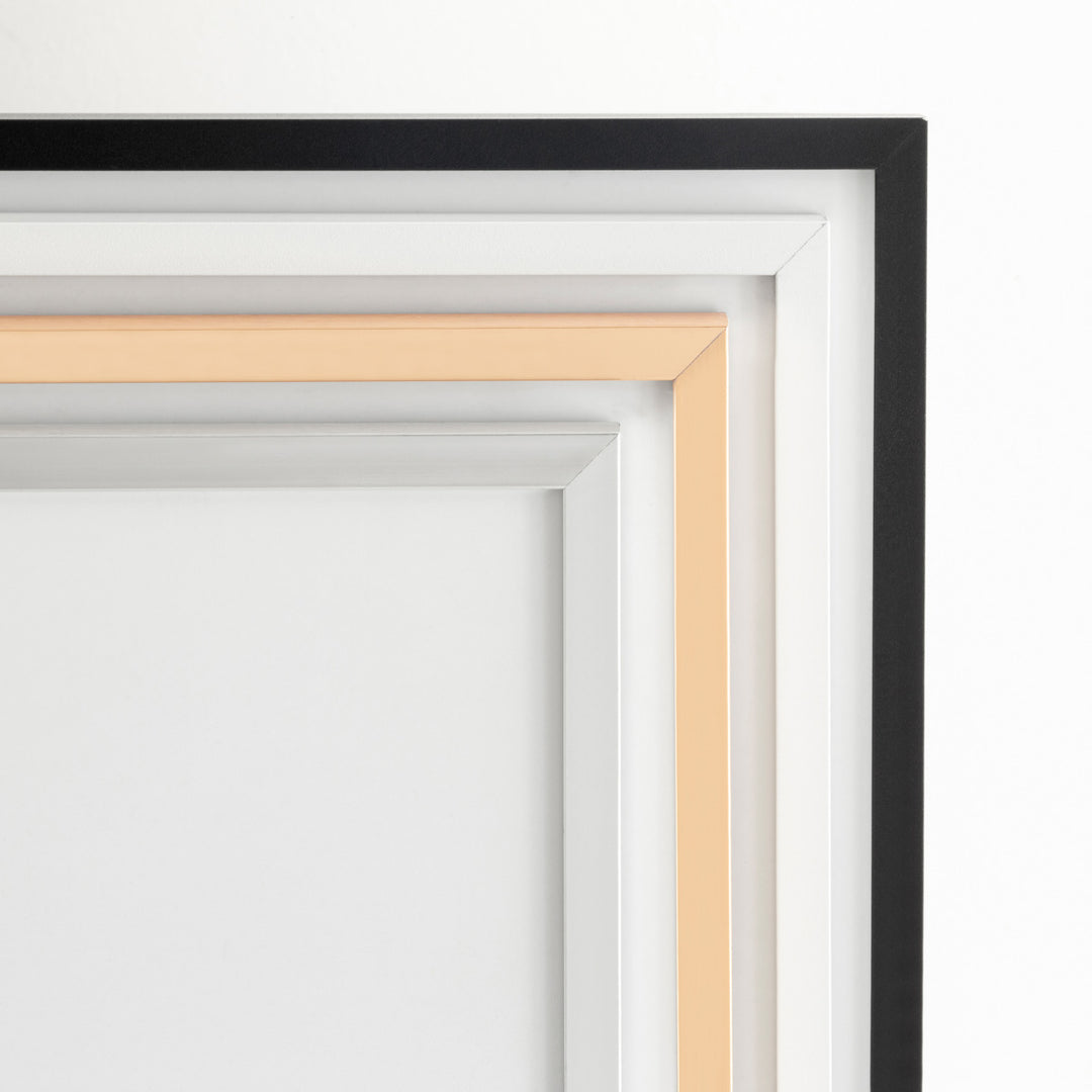 kanademono ALUMI　Art Frame Brown ＋ Black ALUMI Art Frame 暮らしにアートを Brown ＋ Black Brush Stroke