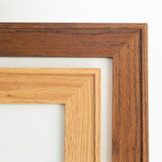 KANADEMONOの大胆なストロークとコントラストが魅力のシンプルナチュラルなアートA1+木製フレームナチュラル（木製フレーム集合）