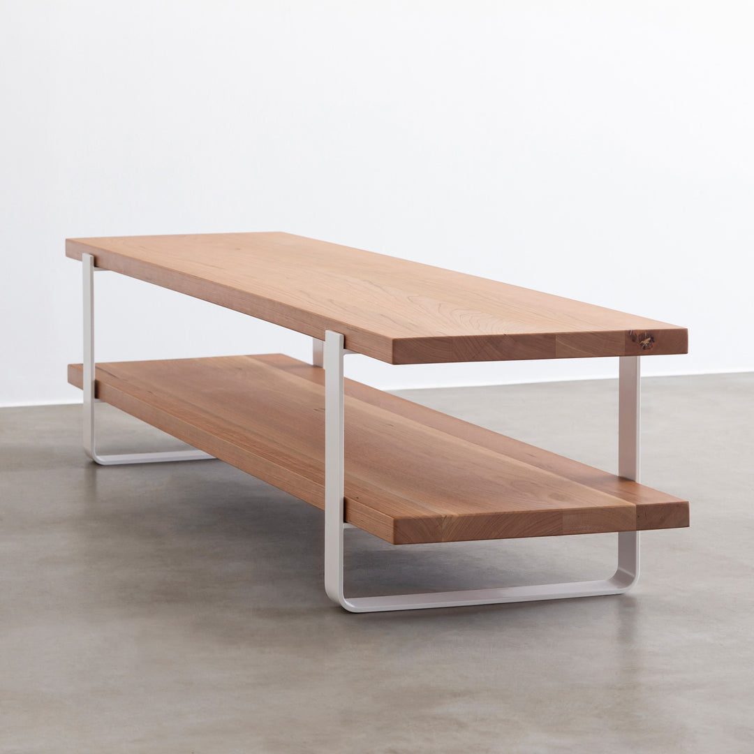 THE TV BOARD / LOW TABLE ホワイトオーク × Black Steel