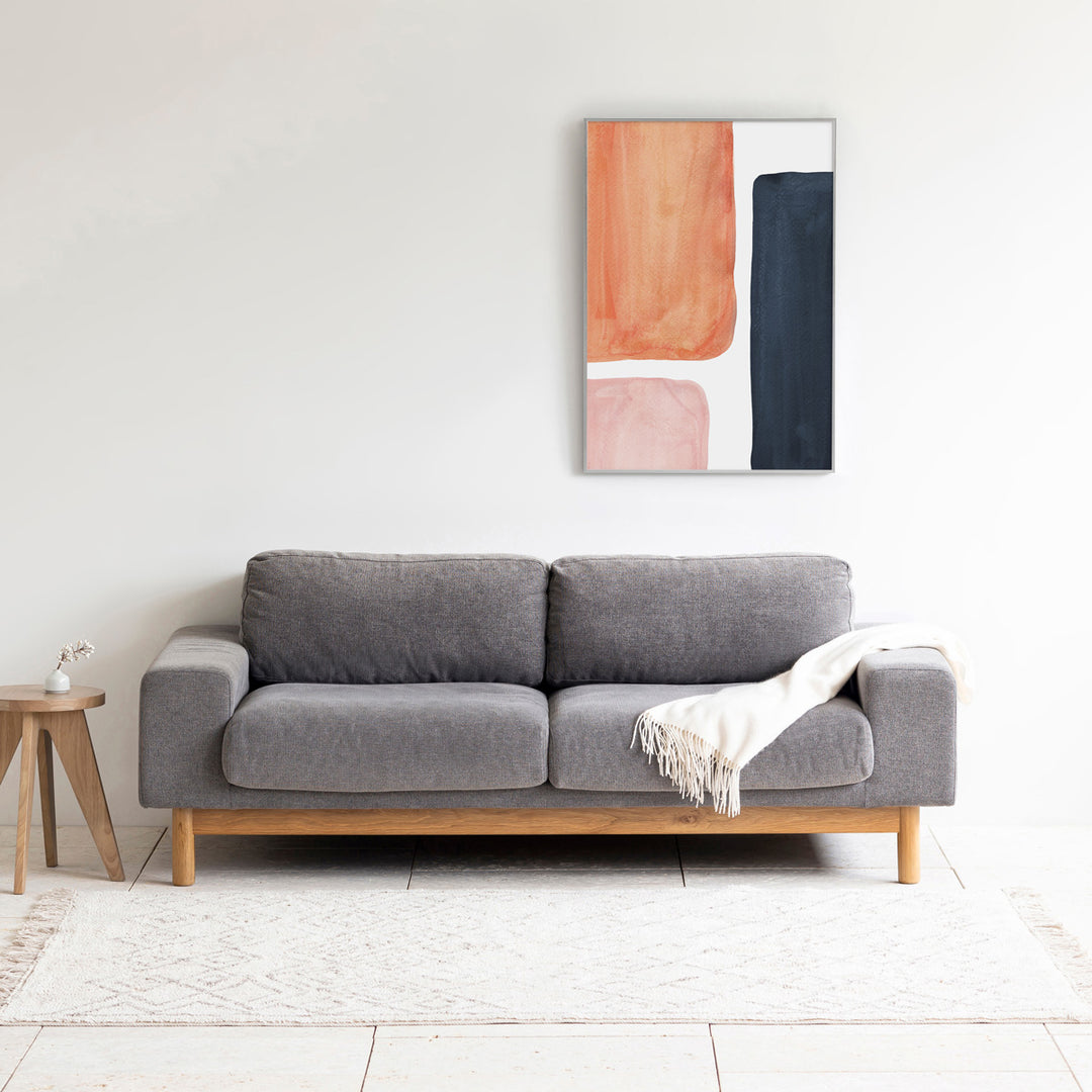 ALUMI Art Frame 暮らしにアートを Navy + Square Blocking #5