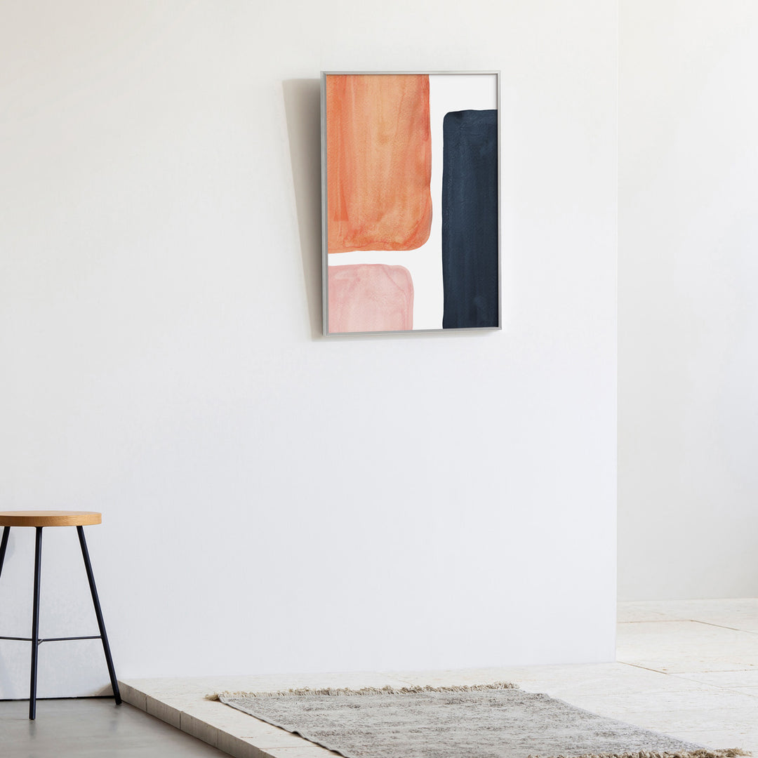 kanademono ALUMI　Art Frame Simple Natural #5 アートポスター・アルミフレーム セット