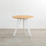 THE CAFE TABLE / 天然木シリーズ White Steel トライアングル 3pin