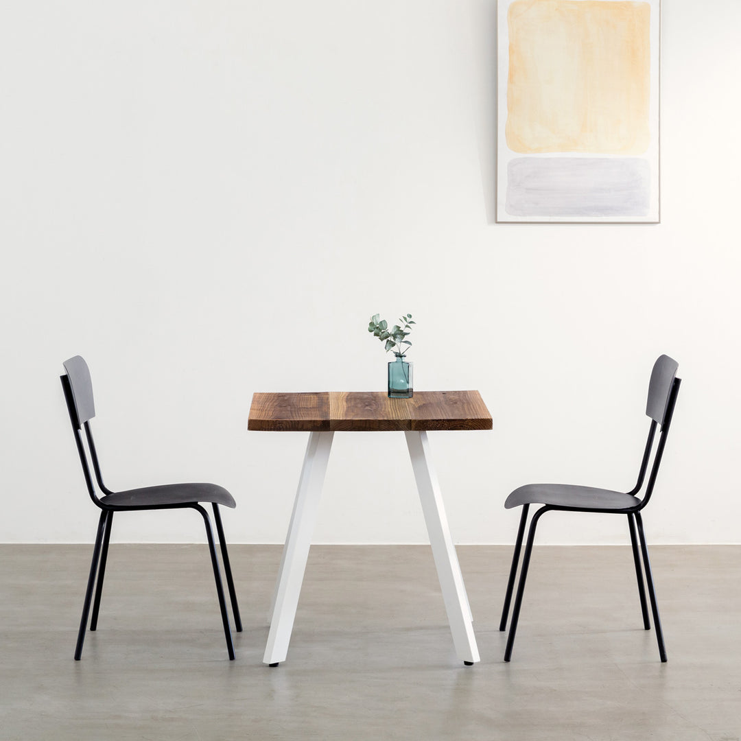 THE CAFE TABLE / 無垢 杉 ヴィンテージスタイル White Steel