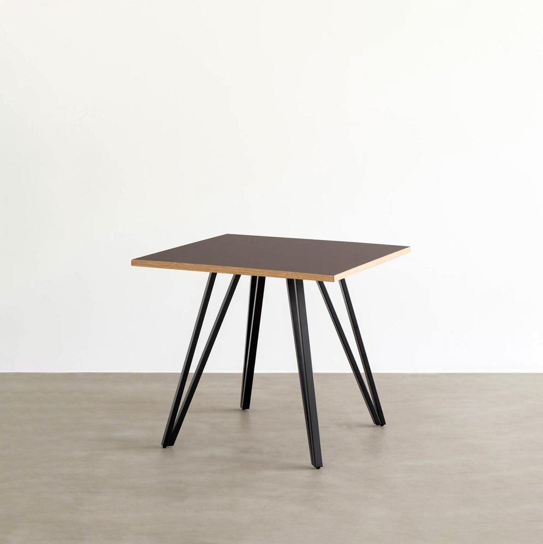 THE CAFE TABLE / リノリウム Black Steel トライアングル 4pin