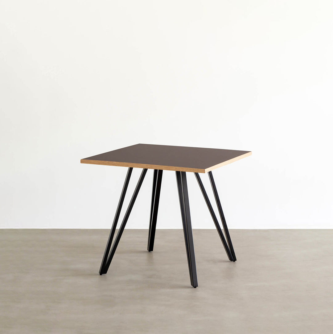 THE CAFE TABLE / リノリウム Black Steel トライアングル 4pin