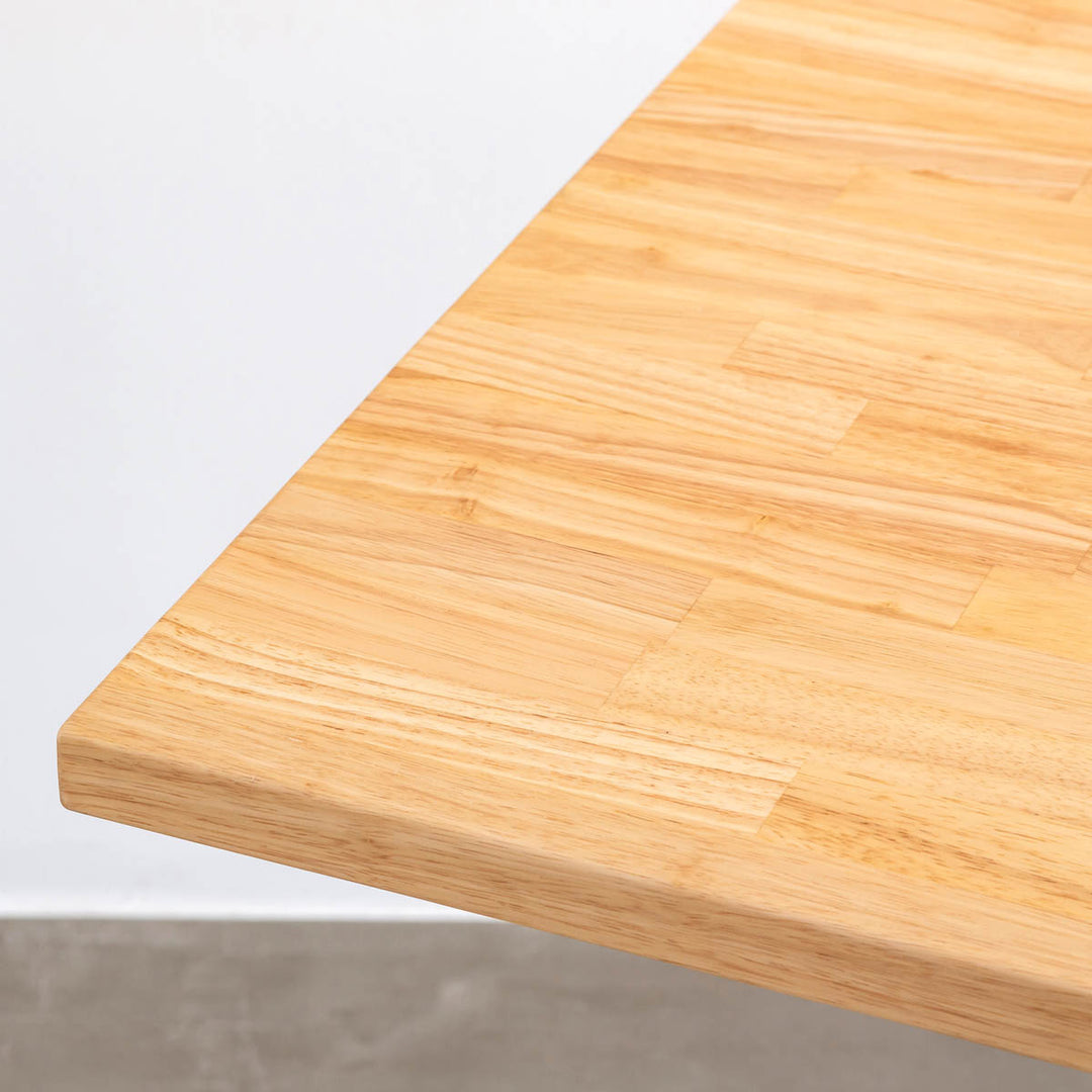 THE CAFE TABLE / ラバーウッド Black Steel トライアングル 4pin