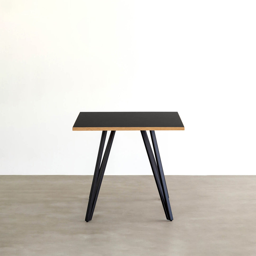 NOVA DINING TABLE SQUARE 1400 Natural×Linoleum top