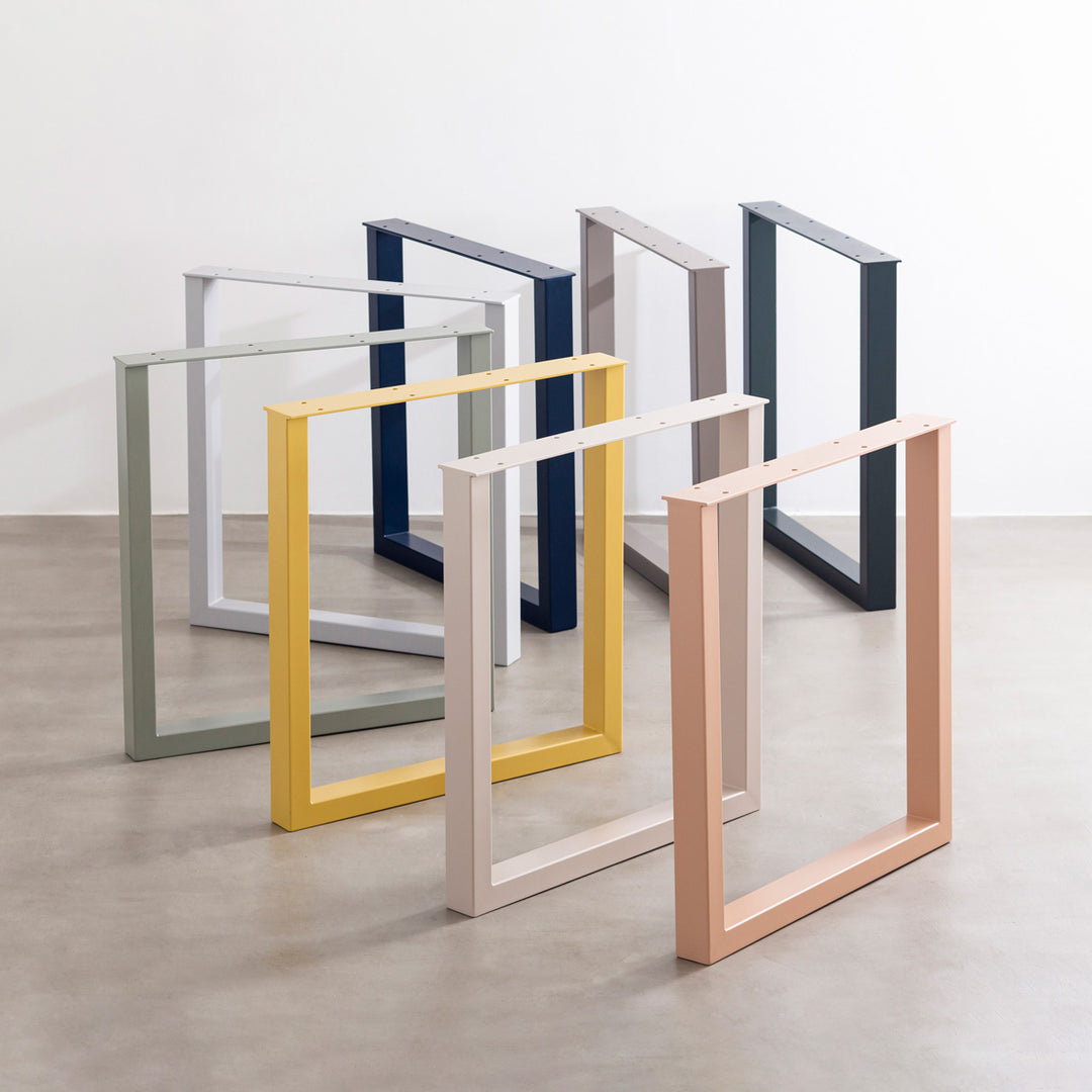 THE LEGS / スクエア × Colored Steel 全8色 NATURE / 2脚セット