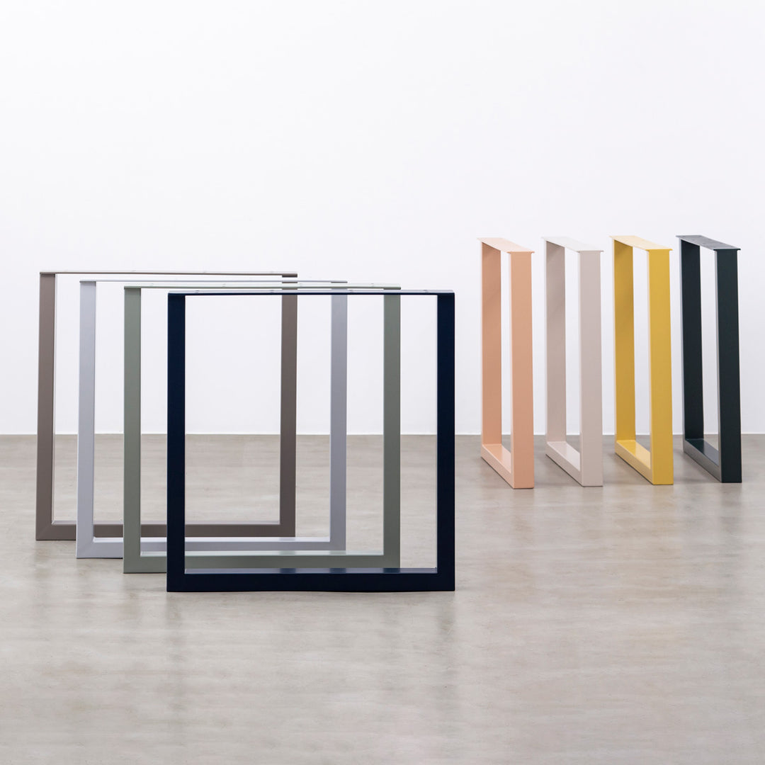 THE TABLE / リノリウム グリーン系 × Colored Steel 全8色