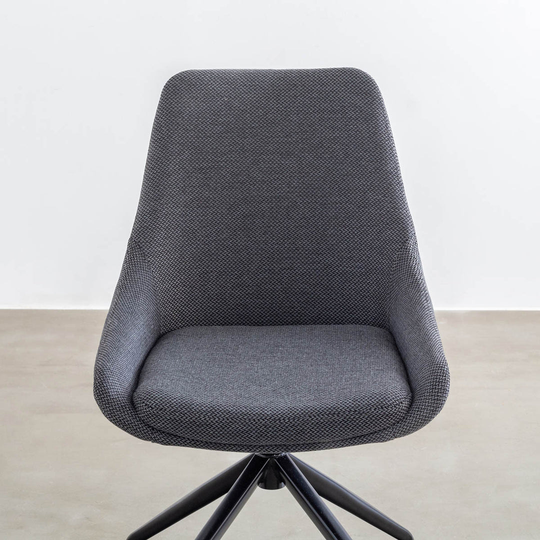 【美品】kanademono カナデモノ 回転チェア　椅子 KanademonoFabricDarkgrayDeskCh