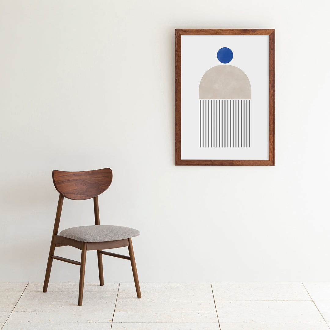 OAK Art Frame 暮らしにアートを Beige ＋ Line Geometric #4