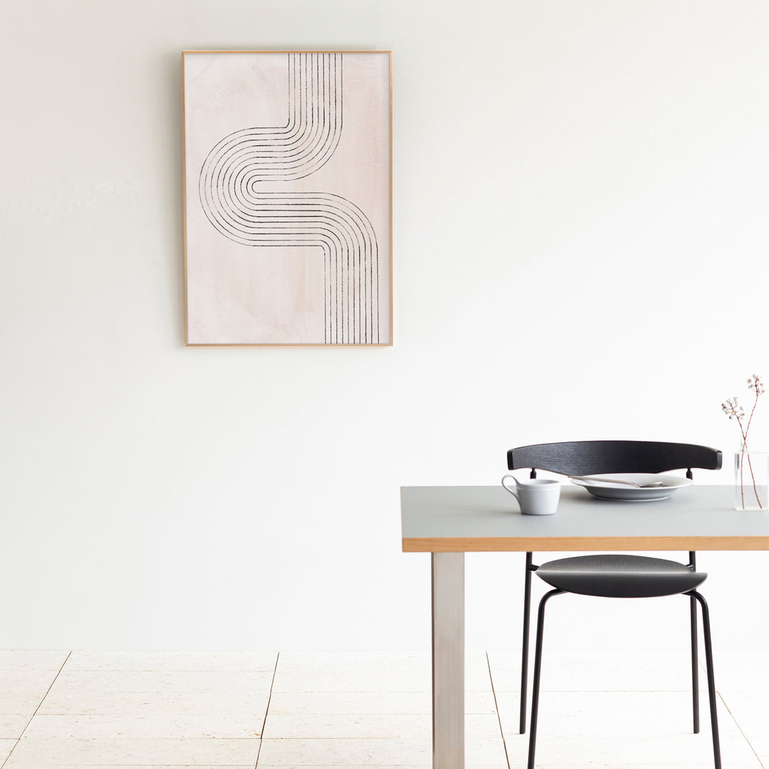 ALUMI Art Frame 暮らしにアートを Line × Curving Geometric #5