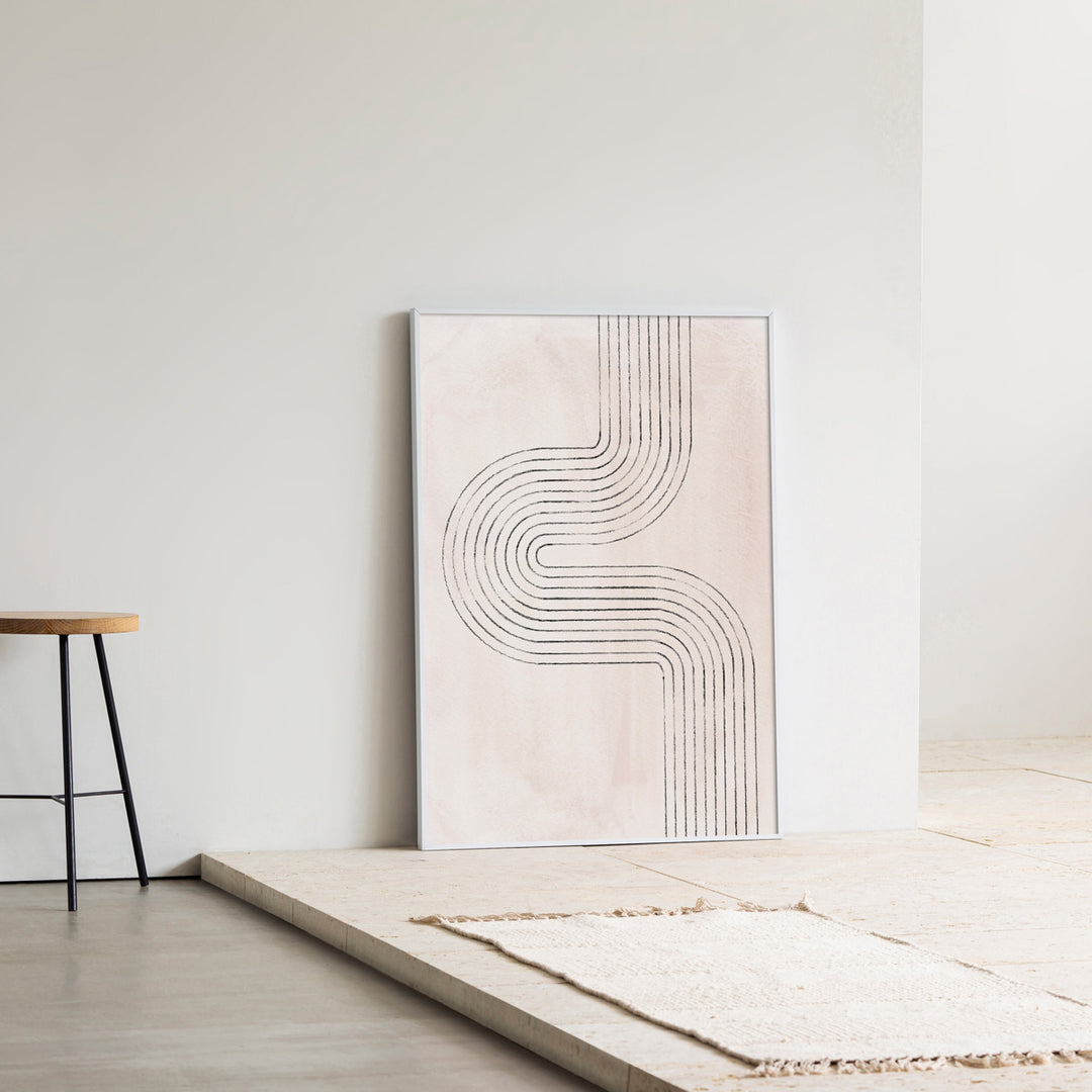 kanademono ALUMI　Art Frame ALUMI Art Frame 暮らしにアートを Beige × Petal Simple