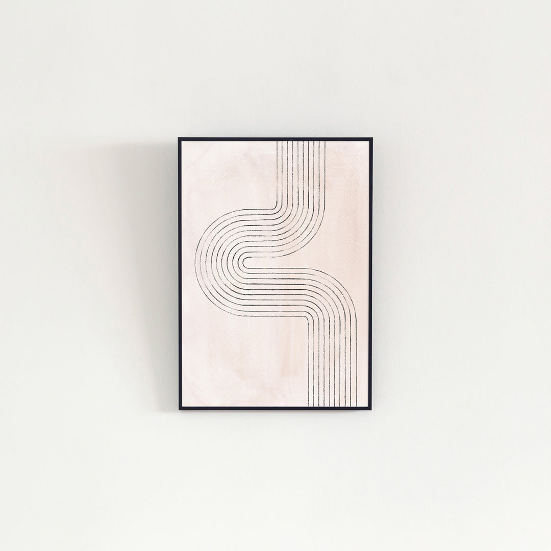 Geometric #5 アートポスター・アルミフレーム セット – KANADEMONO